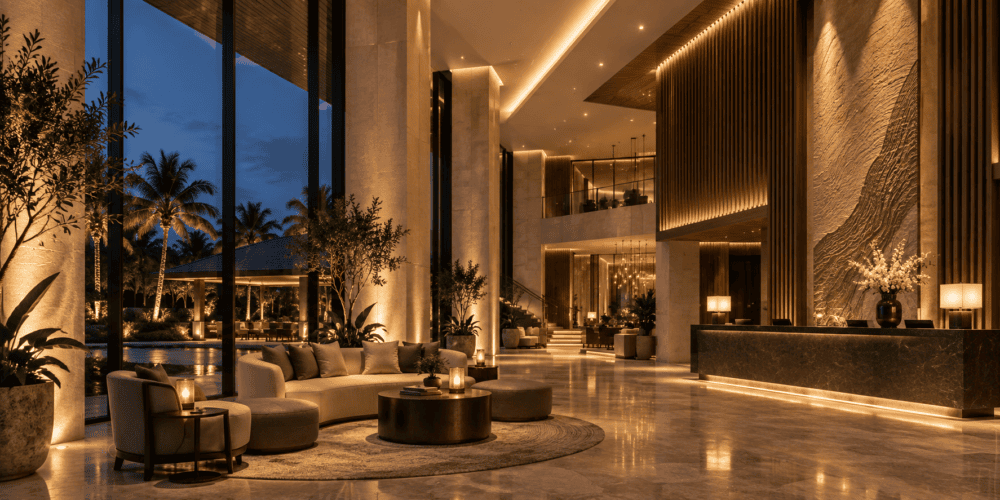 Quy trình tư vấn giải pháp chiếu sáng khách sạn - resort chuẩn chuyên gia B2B